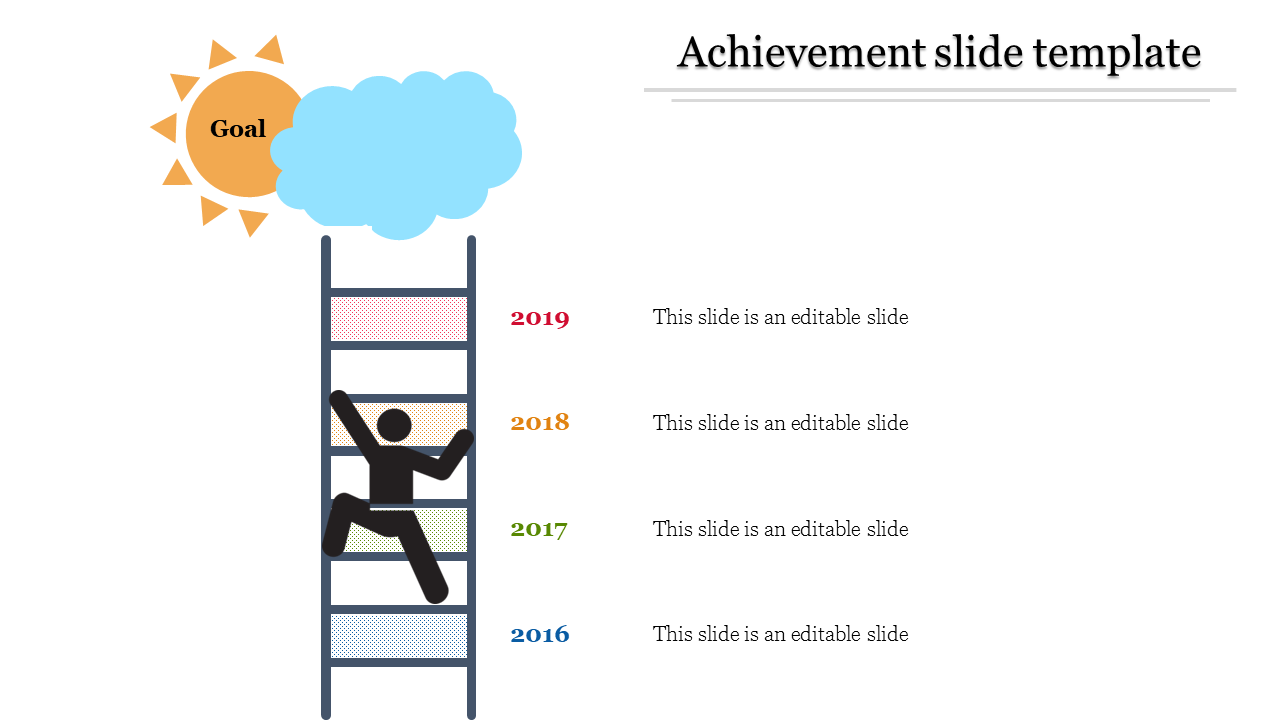 achievement slide template-achievement slide template